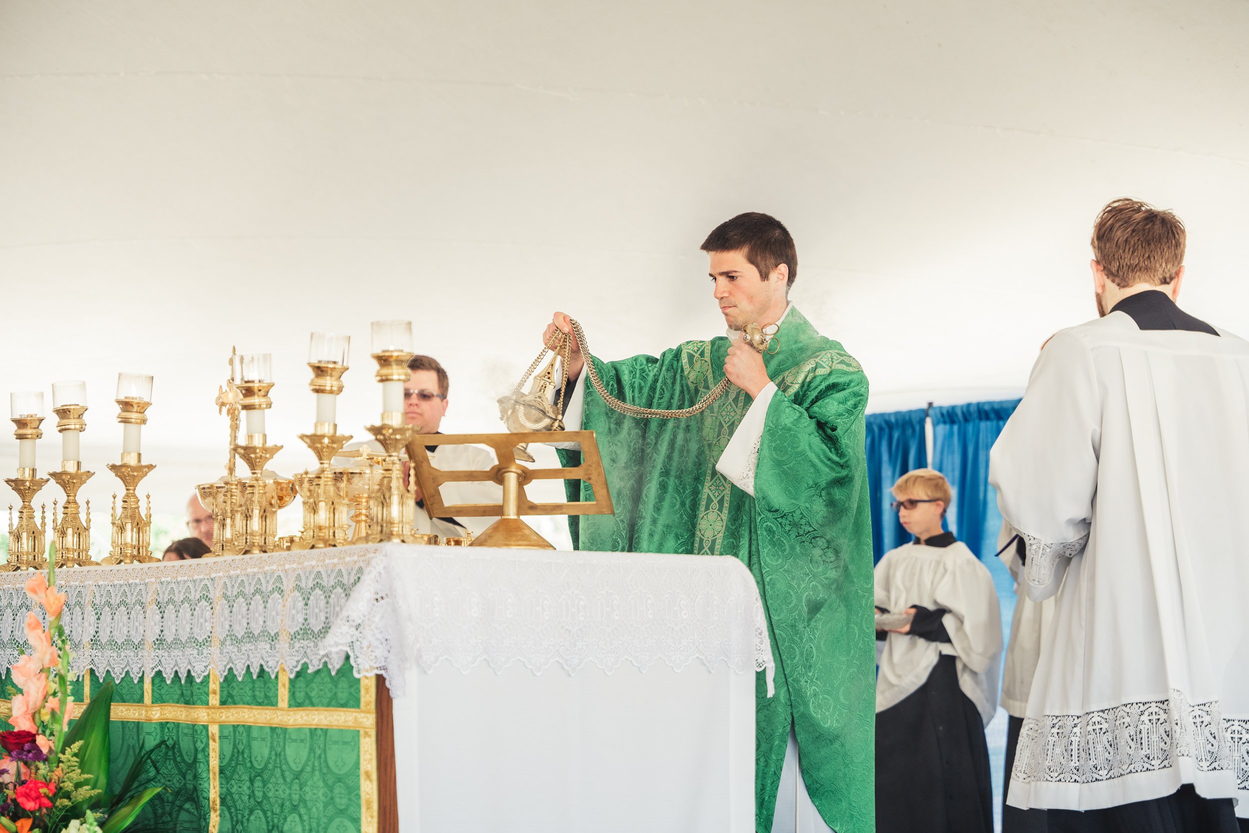 Ballpark Day of Faith Catholic Mass 